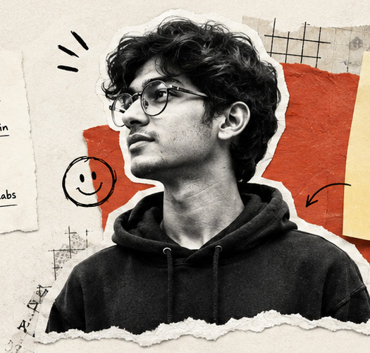 Portrait collage of Shreyash Mishra